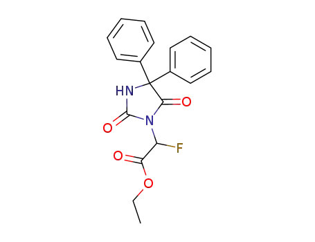 (2,5-dioxo-4,4-diphenyl-imidazolidin-1-yl)-fluoro-acetic acid ethyl ester