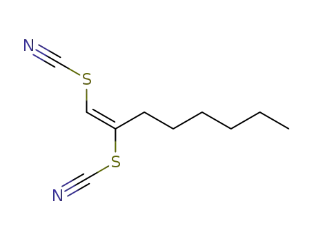 (E)-1,2-dithiocyanatooct-1-ene