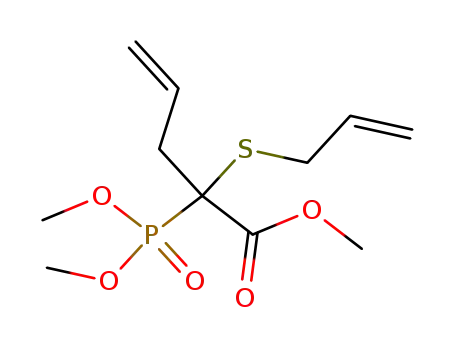 2-allylsulfanyl-2-(dimethoxy-phosphoryl)-pent-4-enoic acid methyl ester