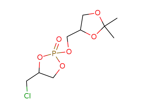 4-chloromethyl-2-(2,2-dimethyl-[1,3]dioxolan-4-ylmethoxy)-[1,3,2]dioxaphospholane 2-oxide