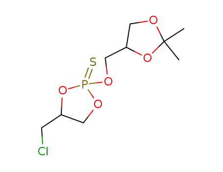 4-chloromethyl-2-(2,2-dimethyl-[1,3]dioxolan-4-ylmethoxy)-[1,3,2]dioxaphospholane 2-sulfide