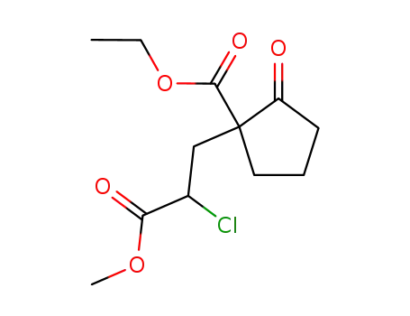 methyl 2-chloro-3-[1-(ethoxycarbonyl)-2-oxocyclopentyl]propanoate