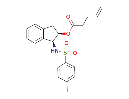 (1S,2R)-1-(tosylamino)-2,3-dihydro-1H-inden-2-yl pent-4-enoate