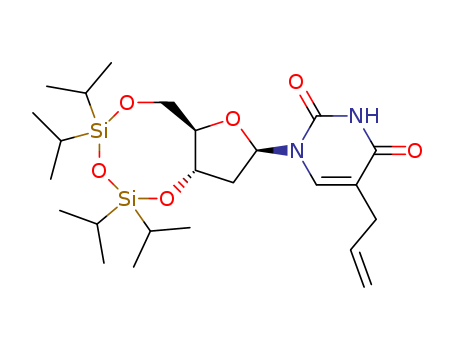 Uridine, 2'-deoxy-5-(2-propenyl)-3',5'-O-[1,1,3,3-tetrakis(1-methylethyl)-1,3-disil oxanediyl]-