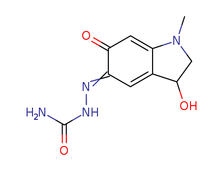 Hydrazinecarboxamide,2-(1,2,3,6-tetrahydro-3-hydroxy-1-methyl-6-oxo-5H-indol-5-ylidene)-