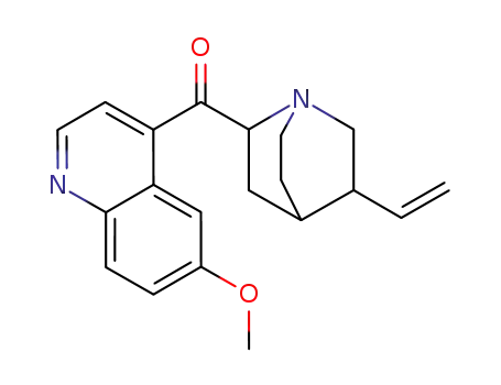 Molecular Structure of 569329-55-1 ((6-METHOXY-4-QUINOLYL)(5-VINYL-1-AZABICYCLO[2.2.2]OCT-2-YL)METHANONE)