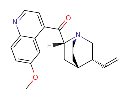 Molecular Structure of 14528-53-1 (6'-methoxycinchonan-9-one)