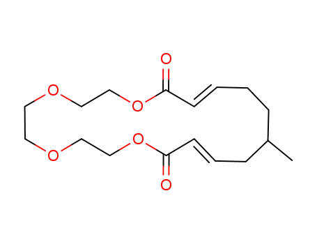 (12E,18E)-15-Methyl-1,4,7,10-tetraoxa-cycloicosa-12,18-diene-11,20-dione