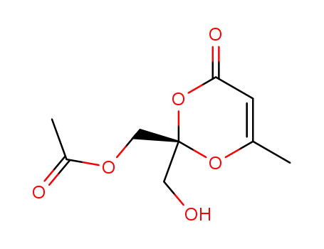 (R)-[2-(hydroxymethyl)-6-methyl-4-oxo-4H-1,3-dioxin-2-yl]methyl acetate