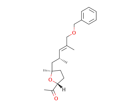 1-[(2R,5R)-5-((E)-(R)-5-Benzyloxy-2,4-dimethyl-pent-3-enyl)-5-methyl-tetrahydro-furan-2-yl]-ethanone