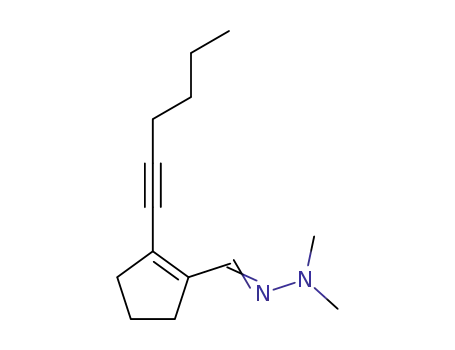 N'-(2-hex-1-ynyl-cyclopent-1-enylmethylene)-N,N-dimethyl-hydrazine