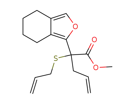 2-allylsulfanyl-2-(4,5,6,7-tetrahydro-isobenzofuran-1-yl)-pent-4-enoic acid methyl ester