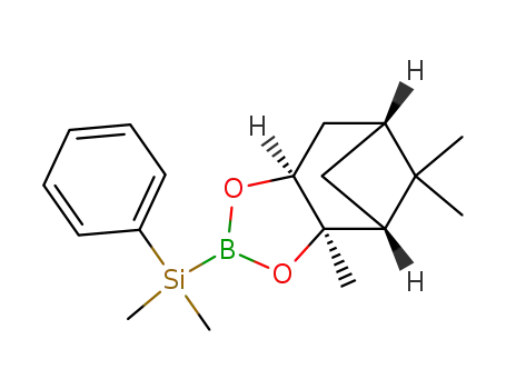 (1R,2R,6S,8R)-4-(Dimethyl-phenyl-silanyl)-2,9,9-trimethyl-3,5-dioxa-4-bora-tricyclo[6.1.1.02,6]decane