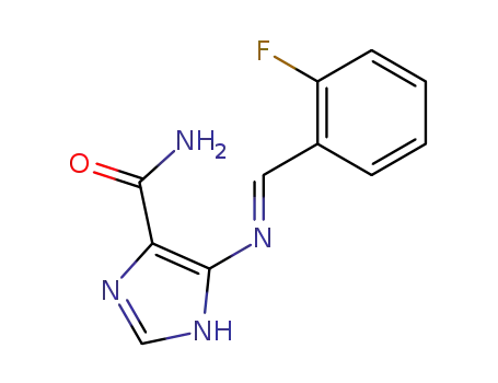 5-[N-(2-fluorobenzylidene)amino]imidazole-4-carboxamide
