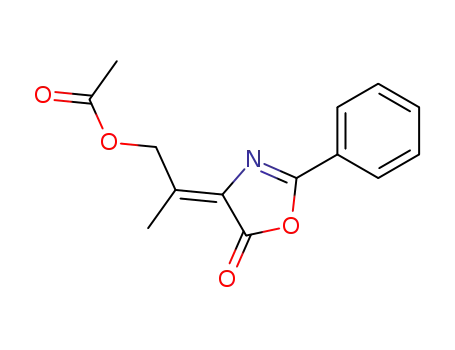 Z-2-phenyl-4(2-acetoxy-1-methylethylidene)-2-oxazoline-5-one