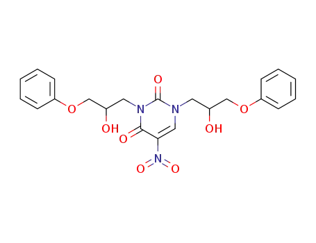 1,3-bis(2-hydroxy-3-phenoxypropyl)pyrimidine-5-nitro-2,4(1H,3H)-dione