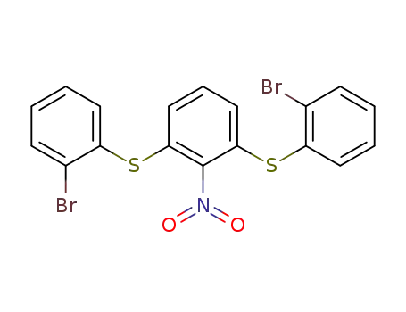 1,3-Bis-(2-bromo-phenylsulfanyl)-2-nitro-benzene