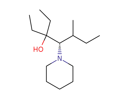 (4S)-3-ethyl-5-methyl-4-(piperidin-1-yl)heptan-3-ol
