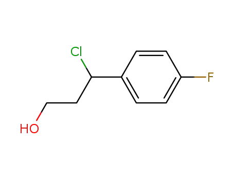 (+/-)-3-chloro-3-(4-fluorophenyl)propan-1-ol
