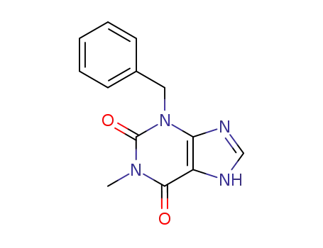 Molecular Structure of 63908-22-5 (3-benzyl-1-methyl-3,7-dihydro-1H-purine-2,6-dione)