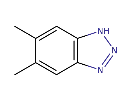 Molecular Structure of 4184-79-6 (5,6-DIMETHYL-1,2,3-BENZOTRIAZOLE HYDRATE)