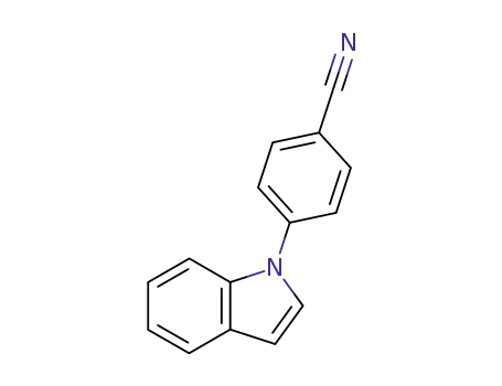 Molecular Structure of 25699-92-7 (Benzonitrile, 4-(1H-indol-1-yl)-)