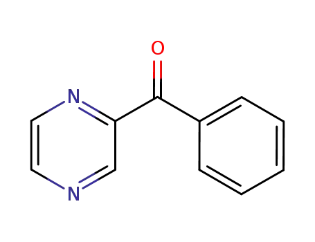Molecular Structure of 3430-09-9 (phenyl(pyrazin-2-yl)methanone)