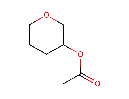 Molecular Structure of 3265-65-4 (2H-Pyran-3-ol, tetrahydro-, acetate)