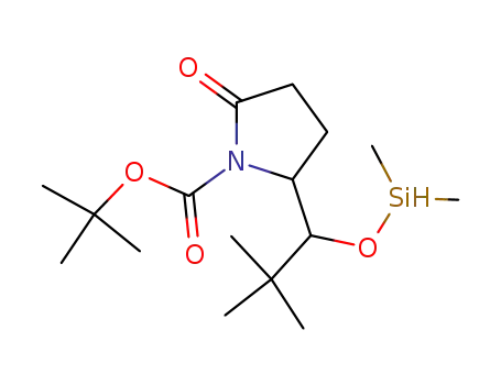 2-(tert-butyl-dimethyl-silanyloxymethyl)-5-oxo-pyrrolidine-1-carboxylic acid tert-butyl ester
