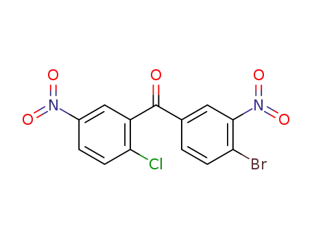 2-chloro-4'-bromo-5,3'-dinitro benzophenone