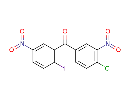 2-iodo-4'-chloro-5,3'-dinitro benzophenone