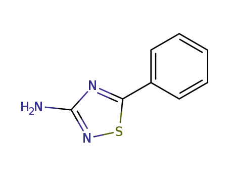 Molecular Structure of 27182-54-3 (5-PHENYL-1,2,4-THIADIAZOL-3-AMINE)