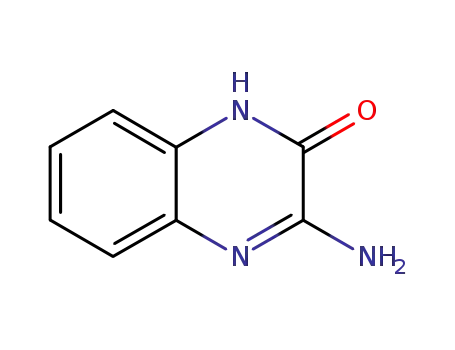 Molecular Structure of 35015-91-9 (3-AMINO-QUINOXALINE-2-OL)