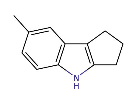 Molecular Structure of 1130-93-4 (CYCLOPENT[B]INDOLE, 1,2,3,4-TETRAHYDRO-7-METHYL-)