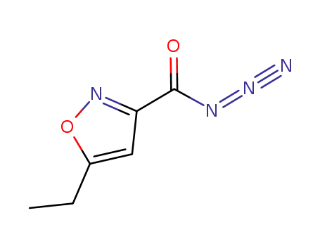 Molecular Structure of 61672-69-3 (3-Isoxazolecarbonyl azide, 5-ethyl-)