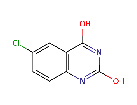 Molecular Structure of 1640-60-4 (6-Chloroquinazoline-2,4(1H,3H)-dione)