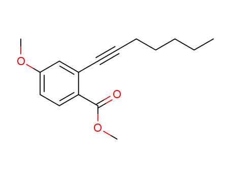 methyl 2-(1-heptyn-1-yl)-4-(methyloxy)benzoate