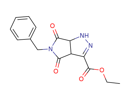 ethyl 5-benzyl-1,3a,4,5,6,6a-hexahydro-4,6-dioxopyrrolo[3,4-c]pyrazole-3-carboxylate