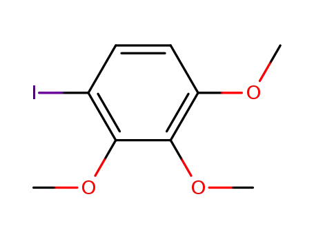 Molecular Structure of 25245-37-8 (1-iodo-2,3,4-trimethoxybenzene)