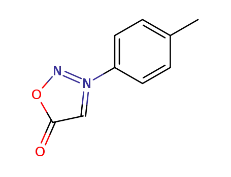 Molecular Structure of 3483-19-0 (1,2,3-OxadiazoliuM, 5-hydroxy-3-(4-Methylphenyl)-, inner salt)