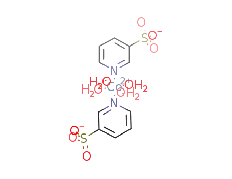 bis(pyridine-3-sulfonate)tetraaquacobalt(II)