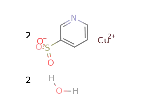 bis(pyridine-3-sulfonate)diaquacopper(II)