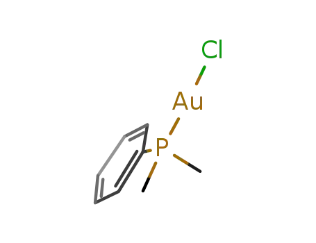 Molecular Structure of 28978-09-8 ((Dimethylphenylphosphine)gold chloride)