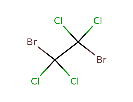Molecular Structure of 630-25-1 (1,2-Dibromotetrachloroethane)