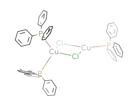 bis(μ2-chloro)-tris(triphenylphosphine)-di-copper(I) complex