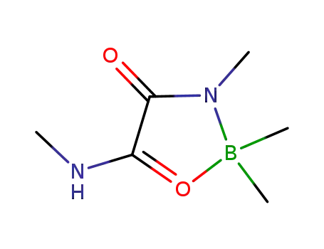 2,2,3-trimethyl-5-(methylamino)-1-oxonia-3-aza-2-boratacyclopentan-4-one