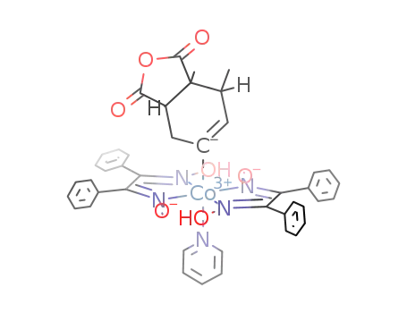 endo-cis-(1,3,3a,4,7,7a-hexahydro-7,7a-dimethyl-1,3-dioxoisobenzofuran-5-yl)pyridinebis(diphenylglyoximato)cobalt(III)