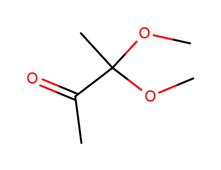 Molecular Structure of 21983-72-2 (3,3-Dimethoxybutan-2-one)