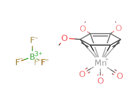 (η(6)-1,2,3-trimethoxybenzene)manganesetricarbonyl tetrafluoroborate