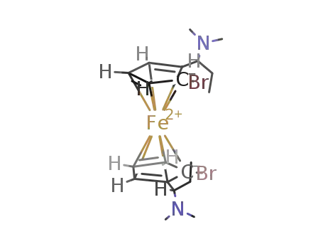 (R,R,pS,pS)-2,2'-bis(α-N,N-dimethylaminopropyl)-1,1'-dibromoferrocene